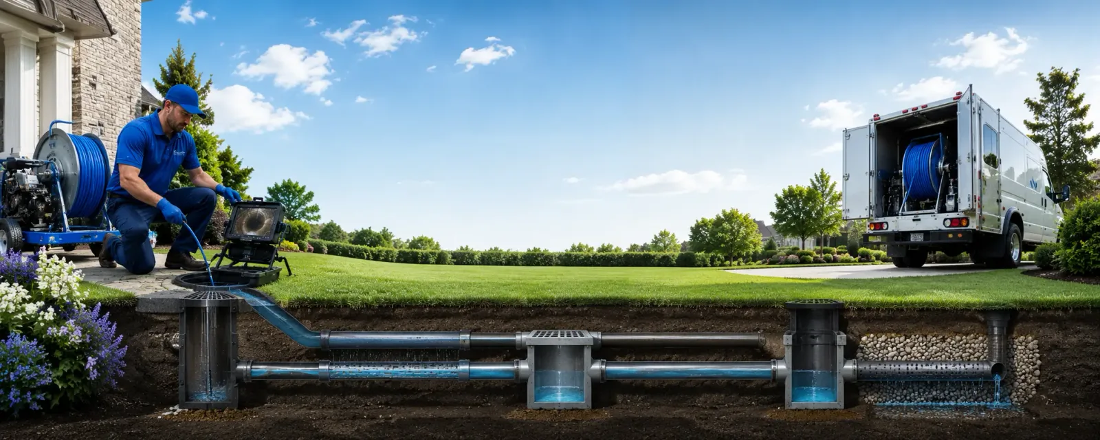 Outdoor drain cleaning information for La Salle, TX